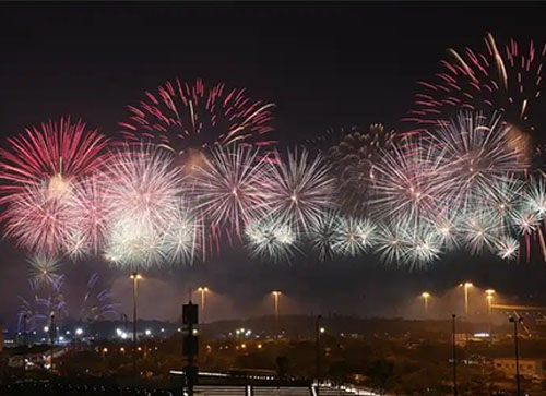 介休市焰火晚会